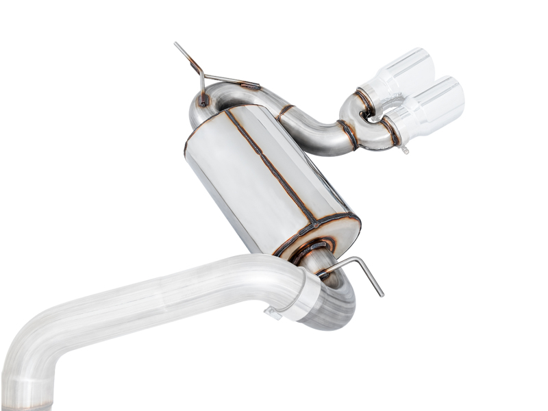 Ford Focus ST Performance Exhaust - AWE Tuning - Cat-Back Touring, Resonated, AWE 180 Technology® - Chrome Silver - `12-`27